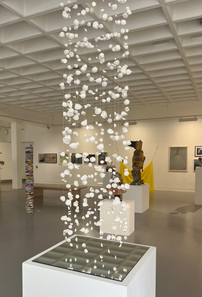 Porcelain ceramic art installation 